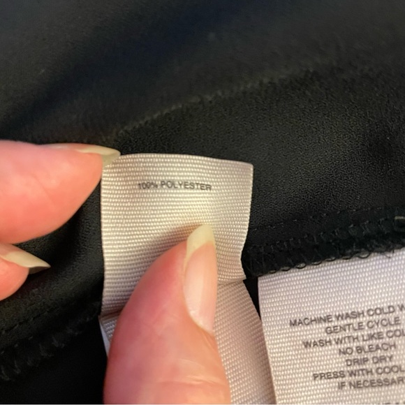 RACHEL Rachel Roy black top with studded collar design in GUC. Size M - Picture 11 of 11